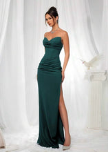 Load image into Gallery viewer, Santa Baby Corset Detail Maxi Dress