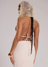 Load image into Gallery viewer, Imani Sequin Hooded Crop Top