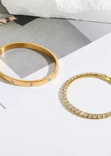Cargar imagen en el visor de la galerÃa, Rhinestone Encrusted Bracelet Set