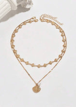 Cargar imagen en el visor de la galería, Seashell Necklace Set
