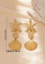 Load image into Gallery viewer, Low Tide Views Seashell Earrings