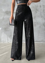 Cargar imagen en el visor de la galerÃa, Grand Evening Sequin Wide Leg Trousers