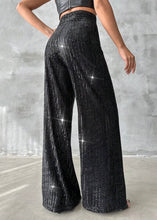 Cargar imagen en el visor de la galerÃa, Grand Evening Sequin Wide Leg Trousers