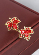 Load image into Gallery viewer, Maple Leaf Fall Inspired Earrings