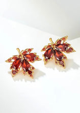 Load image into Gallery viewer, Maple Leaf Fall Inspired Earrings