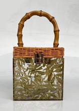 Load image into Gallery viewer, Selva Tropical Palm Print Bamboo Bag