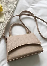 Load image into Gallery viewer, Olivia Croc Top Handle Bag