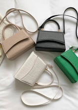 Load image into Gallery viewer, Olivia Croc Top Handle Bag