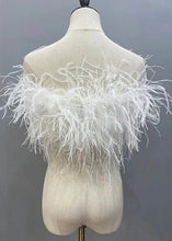 Load image into Gallery viewer, Saturday Night Fever Feather Top