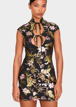 Load image into Gallery viewer, Talking That Talk Oriental Mini Dress