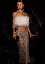 Load image into Gallery viewer, Saturday Night Fever Feather Top
