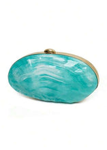 Cargar imagen en el visor de la galería, Azure Stone Detail Clutch & Crossbody Bag