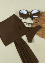 Load image into Gallery viewer, Line It Up Gold Detail Bikini Set