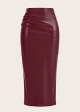 Load image into Gallery viewer, Maple Ruched Asymmetrical Skirt