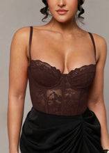 Load image into Gallery viewer, Pinecone Season Lace Bodysuit