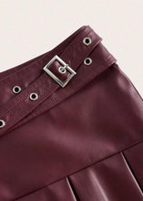 Load image into Gallery viewer, Berry Wild Micro Pleated Skirt