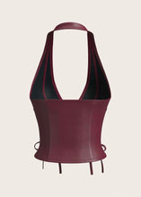 Load image into Gallery viewer, Cinnamon Spiced Lace Up Top