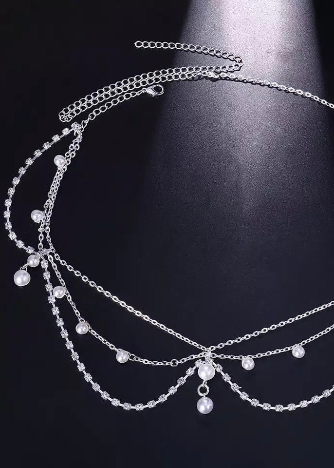 Tainia Crystal & Pearl Hairband