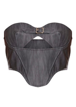 Load image into Gallery viewer, Dare I Say Buckle Detail Bustier