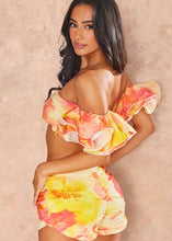 Load image into Gallery viewer, Bellamy Tie Dye Floral Bandeau Top