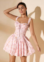 Load image into Gallery viewer, Valentina Floral Milkmaid Sun Dress