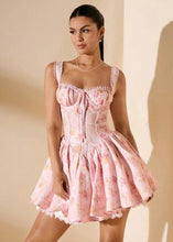 Load image into Gallery viewer, Valentina Floral Milkmaid Sun Dress