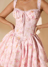 Load image into Gallery viewer, Valentina Floral Milkmaid Sun Dress
