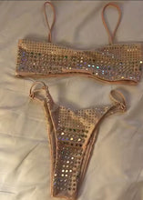 Cargar imagen en el visor de la galería, Vega Rhinestone Detail Bikini