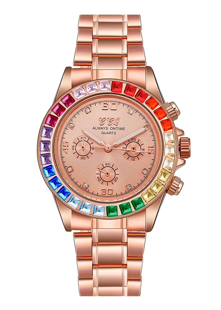 Arcoíris Rose Gold Watch