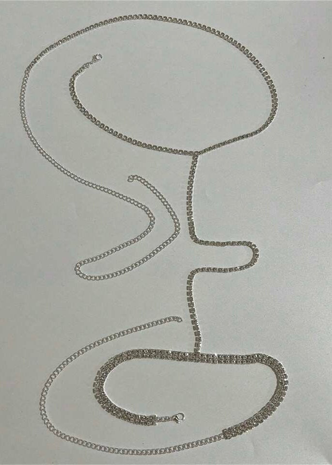 Silver Thigh Chain