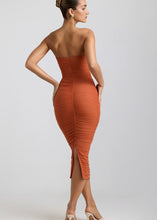 Load image into Gallery viewer, Layla Ruched Midaxi Dress