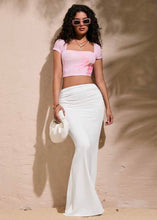 Load image into Gallery viewer, Orion Ruched Maxi Skirt
