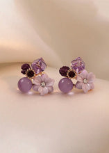 Load image into Gallery viewer, Floral Statement Studs