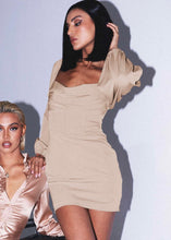 Load image into Gallery viewer, Cedella Corset Mini Dress