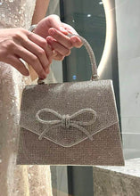 Load image into Gallery viewer, Esmerelda Silver Rhinestone Bag
