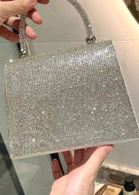 Load image into Gallery viewer, Esmerelda Silver Rhinestone Bag