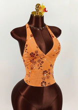 Load image into Gallery viewer, Aperol Hour Halter Top