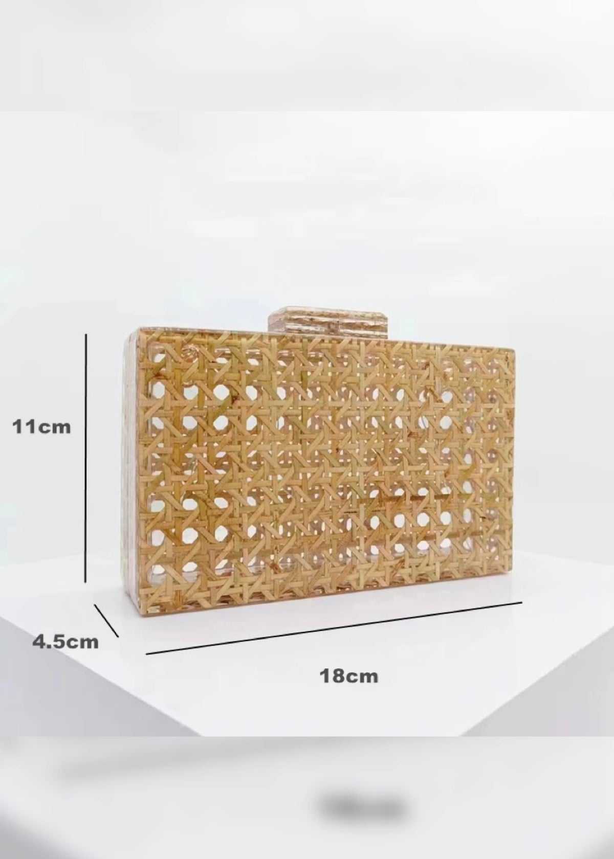 O'ahu Straw Acrylic Handbag