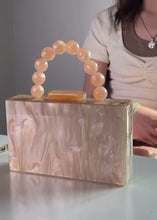 Load and play video in Gallery viewer, Gianni Marble Acrylic Handbag