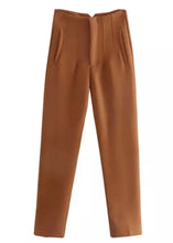 Cargar imagen en el visor de la galería, Seoul Tapered High Waisted Trousers - The Style Guide TT