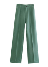 Cargar imagen en el visor de la galería, Work It Out Straight Leg Trousers - The Style Guide TT