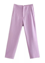 Cargar imagen en el visor de la galería, Seoul Tapered High Waisted Trousers - The Style Guide TT