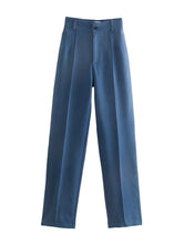 Cargar imagen en el visor de la galería, Work It Out Straight Leg Trousers - The Style Guide TT