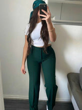 Cargar imagen en el visor de la galería, Work It Out Straight Leg Trousers - The Style Guide TT