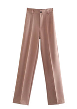 Cargar imagen en el visor de la galería, Work It Out Straight Leg Trousers - The Style Guide TT