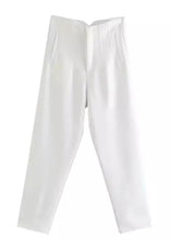 Cargar imagen en el visor de la galería, Seoul Tapered High Waisted Trousers - The Style Guide TT
