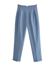 Cargar imagen en el visor de la galería, Seoul Tapered High Waisted Trousers - The Style Guide TT