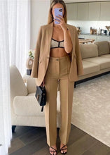 Cargar imagen en el visor de la galería, Work It Out Straight Leg Trousers - The Style Guide TT