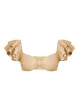 Load image into Gallery viewer, “Material Girl” Frilled Sleeve Bralette - The Style Guide TT