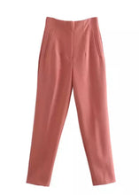 Cargar imagen en el visor de la galería, Seoul Tapered High Waisted Trousers - The Style Guide TT